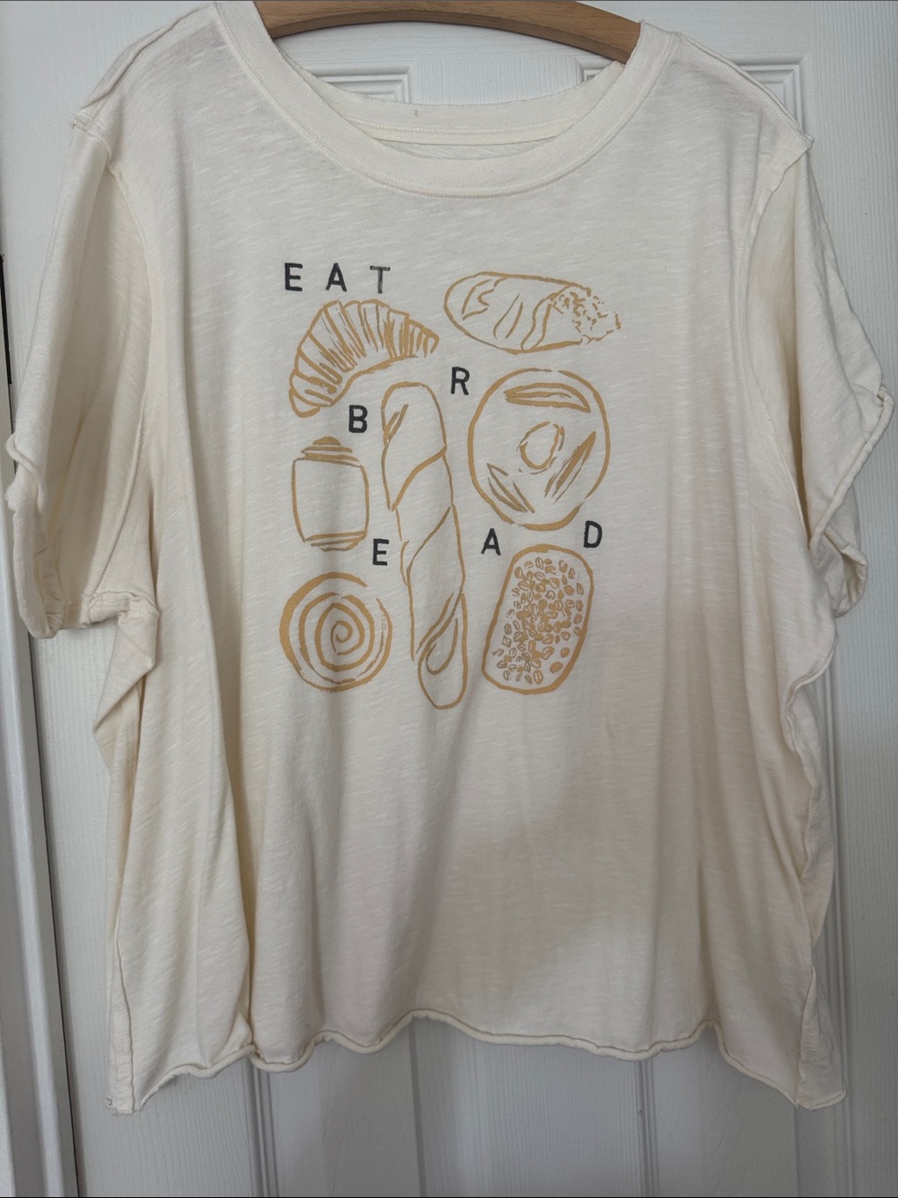 Phthalo Ruth x Anthropologie Eat Bread Graphic Tee